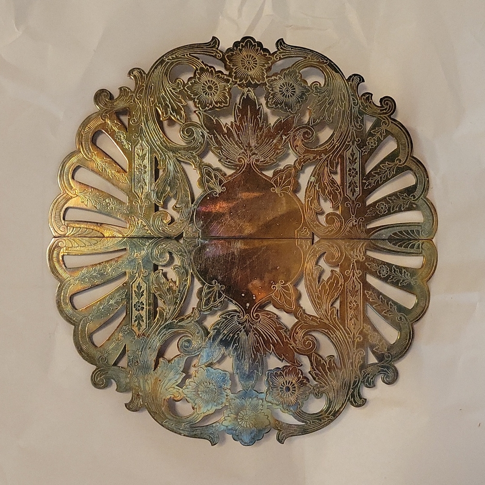 1920 Wallace Silver Plate Trivet